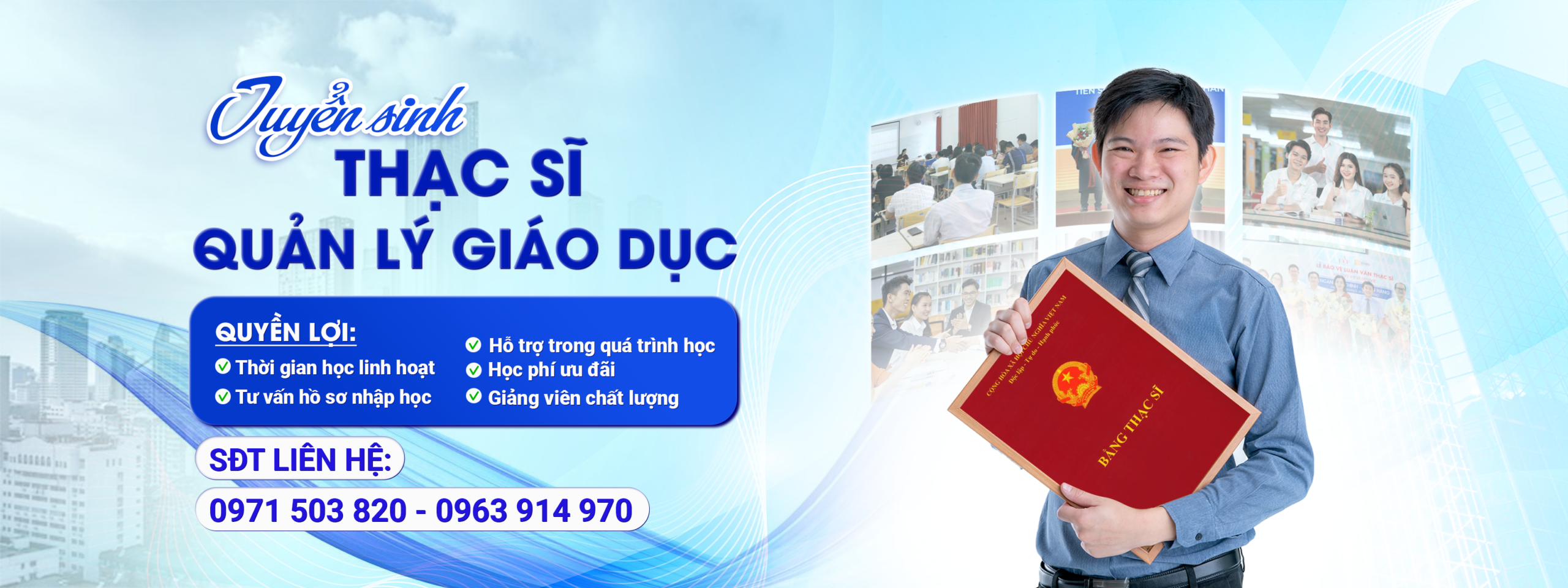 Tuyển sinh Thạc sĩ Quản lý Giáo dục - Tập đoàn Quốc tế Việt
