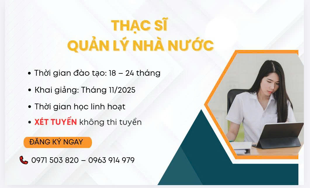 Thạc sĩ Quản lý Nhà nước